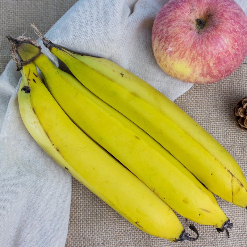 广东南沙万顷沙现摘水果新鲜青皮香蕉自然熟非芭蕉苹果蕉皇帝蕉10