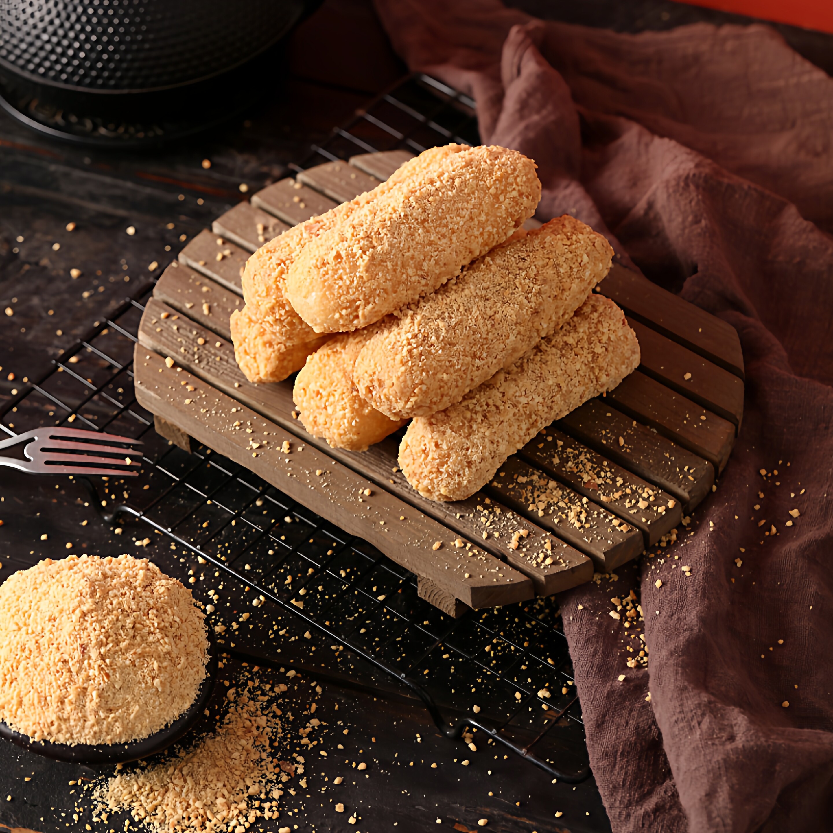 两斤闽南泉州特产永春手工花生麻枣海苔咸葱黑白芝麻卓埔麻枣茶点