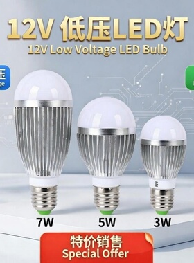 12V低压LED灯泡3W5W7W12W低压灯泡12伏低压灯泡12伏低压灯泡