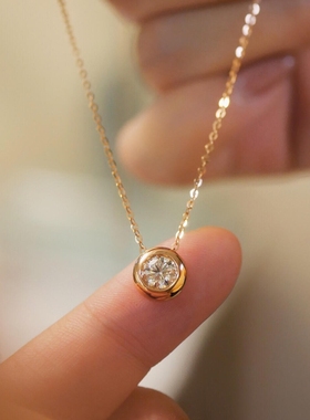 单钻泡泡钻石项链手链套装女轻奢