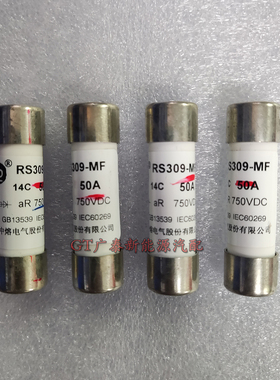 新能源汽车高压保险丝熔断器 RS309-MF 14C 50A 15A 750VDC 1000V