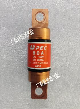 新能源汽车过载保护熔断器高压直流保险丝 PEC 80A450VDC BC2000A