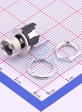 三件套 PCB安装DC连接器带螺纹,DC-026M-5A-2.5DC 可直拍 可配BOM