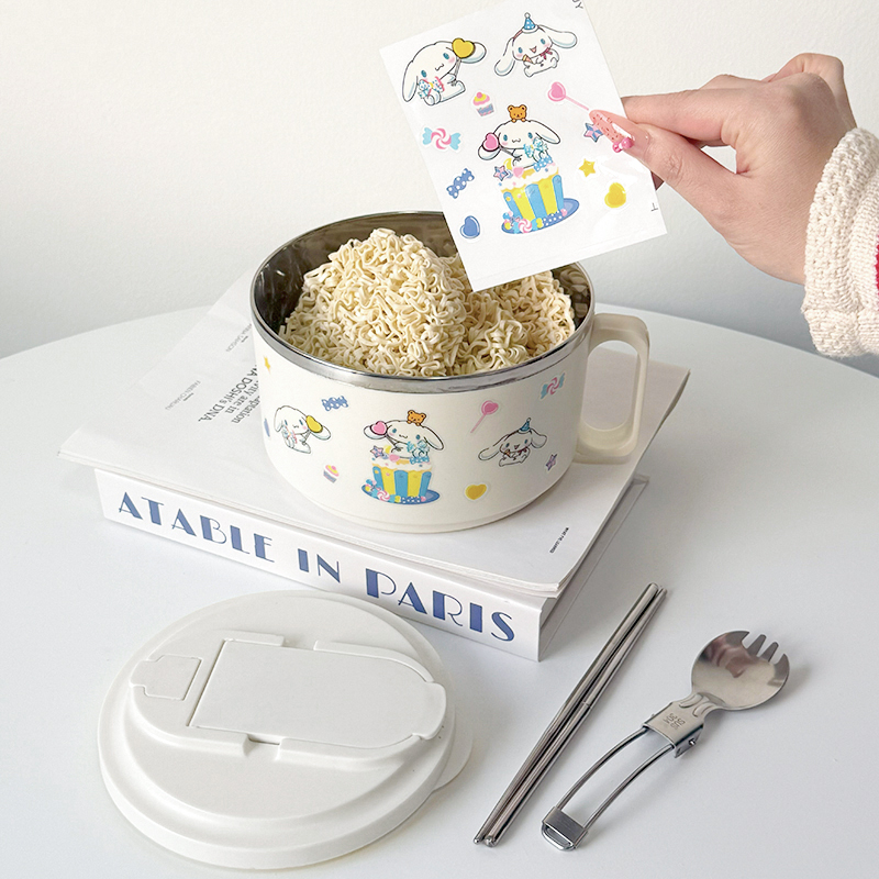 龙悦304食品级不锈钢泡面碗