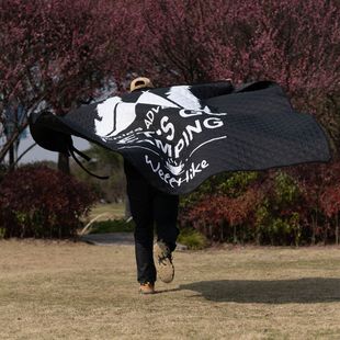 户外野餐垫可机洗露营加厚防潮垫公园野外便携坐地垫子春游用品