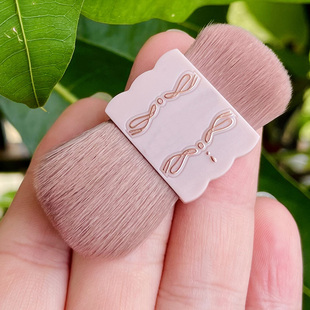 适配多种粉盒超软便携腮红粉刷扁头修容刷高光刷迷你canmake砍妹