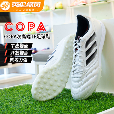 阿迪达斯次高牛皮碎钉TF足球鞋