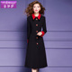 连衣裙女长袖 2025春季 法式 菲梦伊衬衫 设计感显瘦修身 钉珠加厚裙子