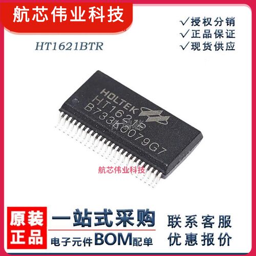 原货 HT1621BTR HT1621B 微控制器IC 封装SSOP-48 原厂IC销售