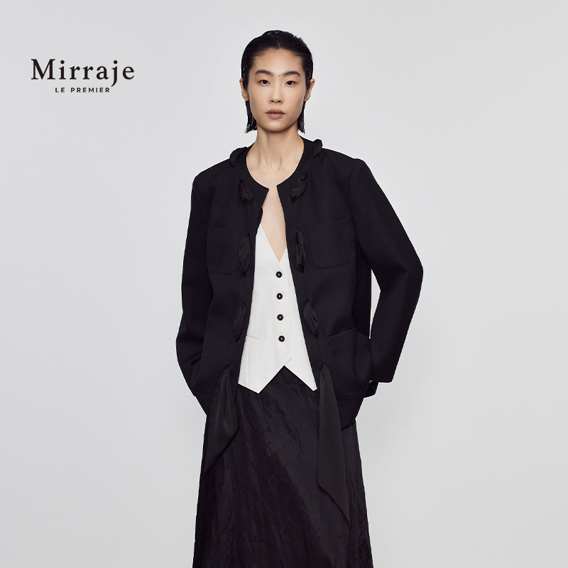 新款休闲黑色Mirraje小西装