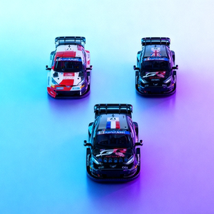 1:43WRC丰田GR雅力士Rally1(Hybrid)拉力赛车模型男孩生日礼物