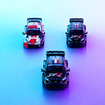 比美高1/43丰田拉力赛车合金模型