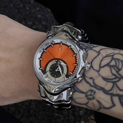 异形法官复古手表男款千禧休闲时尚高级ins小众设计非机械石英表