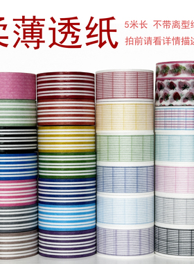 33042-33068/柔薄透纸数码特油/墨轩和纸胶带/手帐/拍前请看详情