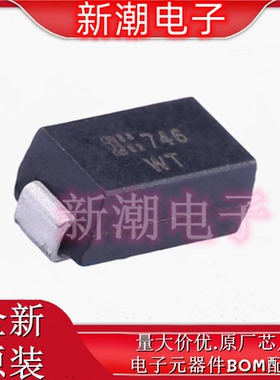 SMAJ78CA-13-F 丝印WT DO-214AC 双向 78V 瞬态抑制二极管 原装