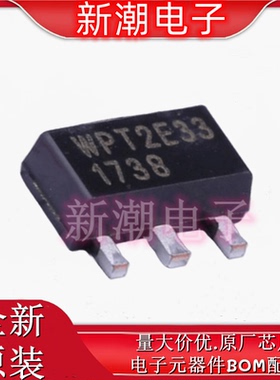 WPT2E33-3/TR PNP 30V 3A 三极管(BJT) 封装SOT-89 全新原厂韦