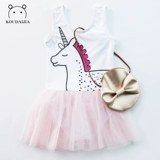 Детский купальник, летний быстросохнущий милый наряд маленькой принцессы