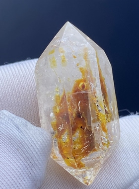 天然水晶油胆吊坠裸石男女款水胆项链饰品挂坠一物一图