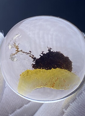 天然水晶包裹体七彩胶花小树吊坠男女款水晶饰品项链挂坠一物一图