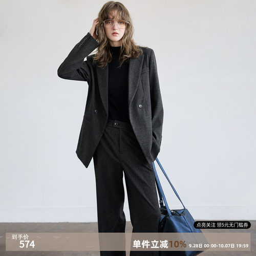 德玛纳商务通勤西服气质套装女