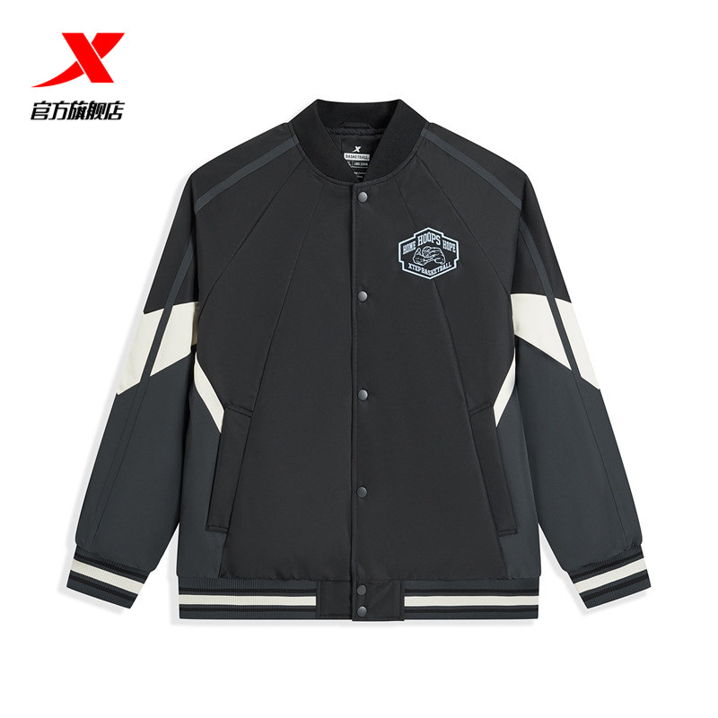 特步篮球专柜正品春秋棒球服男