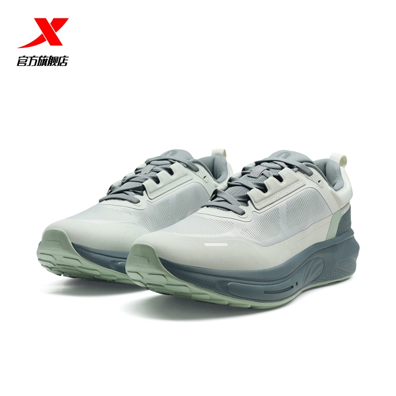 特步元气3.0休闲鞋男夏季网面透气运动鞋复古跑鞋男鞋防滑跑步鞋