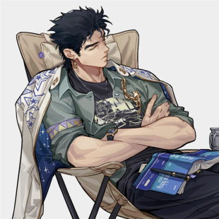 JOJO的奇妙冒险白金之星承太郎短袖宽松同人周边新款夏季圆领T恤