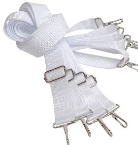 山野小军鼓3厘米宽背带白色鼓带