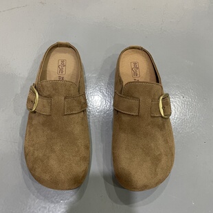 2026春季新款时尚经典潮流休闲百搭包头拖鞋女凉鞋轻便橡胶软底