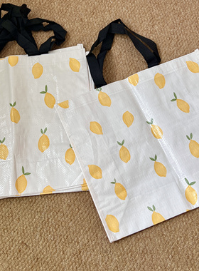 特价小手提袋外贸单编织袋饭盒包便当包散步小包环保手拎袋小提包