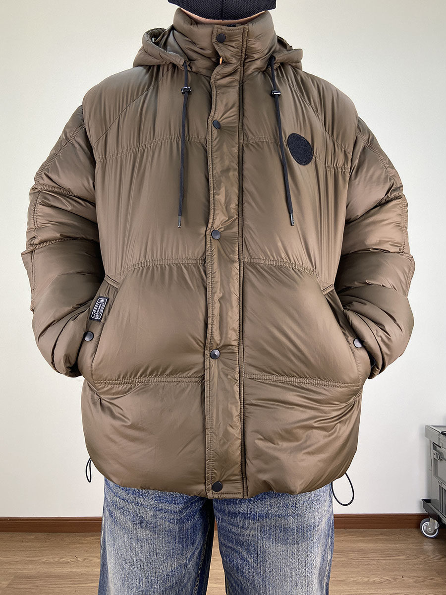 防水仿貂绒加厚棉衣大码cleanfit