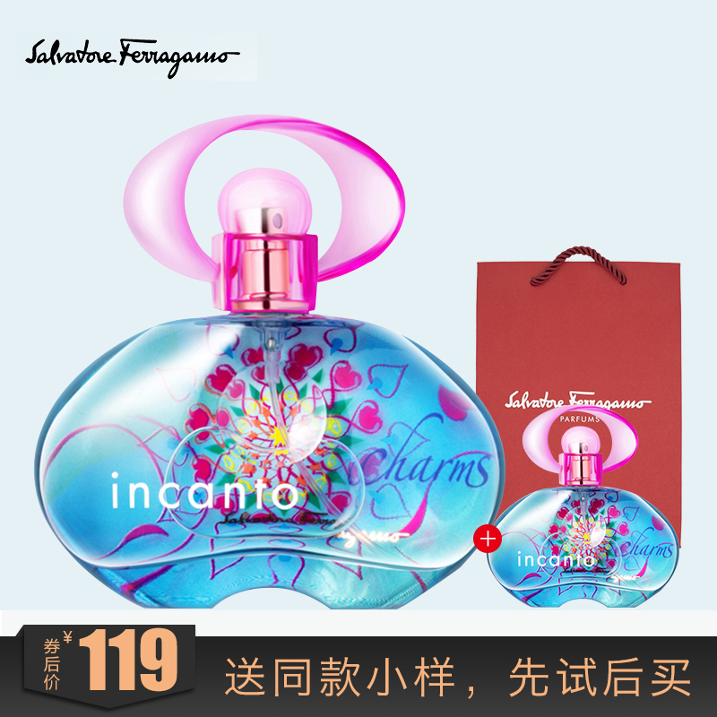 Ferragamo/·ÆÀ¸ñĽÃÎÖÐÇéÈ˲ʺçÕÀ·ÅÌðÐÄħÁ¦Å®Ê¿»¨¹ûµÏãË®30ml