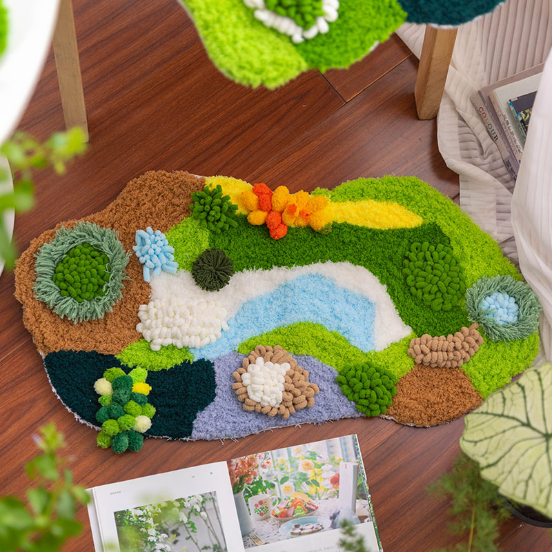 手工diy苔藓地毯材料包