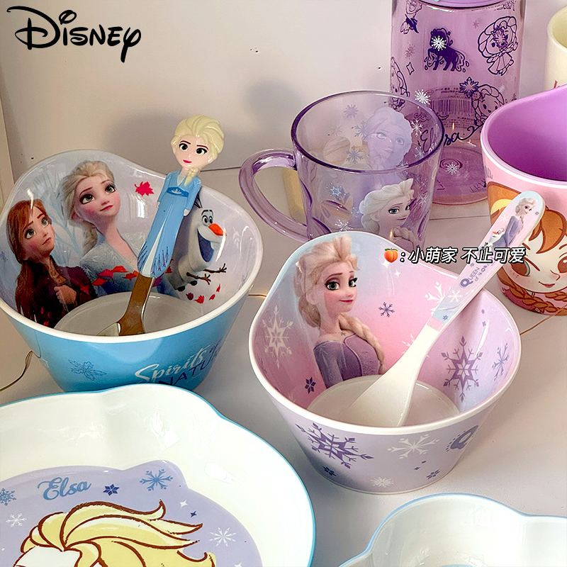 艾莎冰雪奇缘儿童餐具套装饭碗