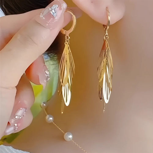 时尚天使之翼流苏耳环