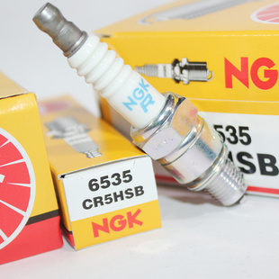 NGK火花塞CR5HSB适用增城器发电机消防水泵本田GXH50 GX50 GX100