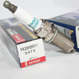 电装三爪双铱金火花塞FK20HBR11适用皇冠普拉多红杉LX570 GX400