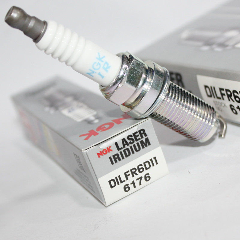 NGK双铱金火花塞DILFR6D11适用于红杉LX570坦途RX350锐志皇冠霸道