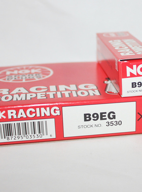 NGK RACING红盒火花塞B9EG适用B9ES BR9ES本田P2 P3 NSR250 TZR