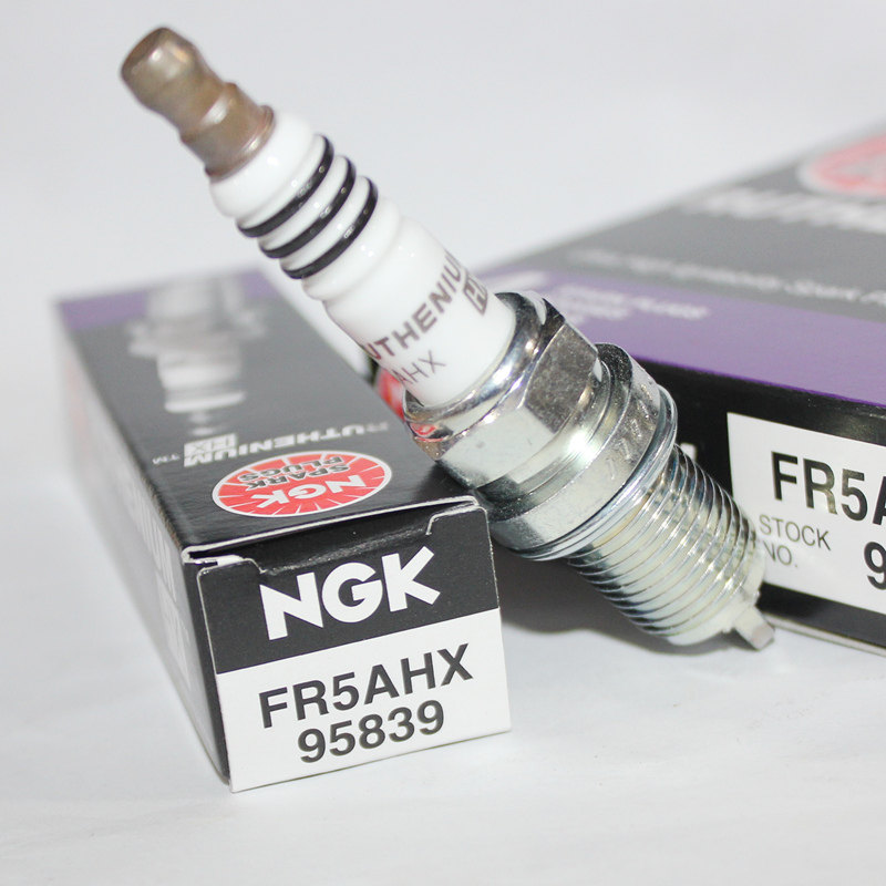 NGK双钌合金火花塞FR5AHX适用马自达3凯美瑞RAV4翼神4G18 4G63