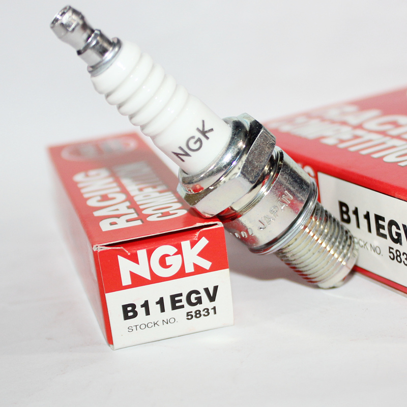 NGK RACING火花塞B11EGV两冲程P2 P3 P4 NSR250 TZR动力伞赛道版