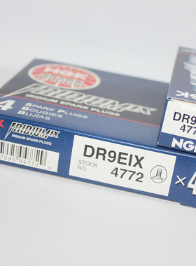 NGK铱金火花塞DR9EIX适用于花猫银猫鑫源440棍王CB400SS D8EA DR8