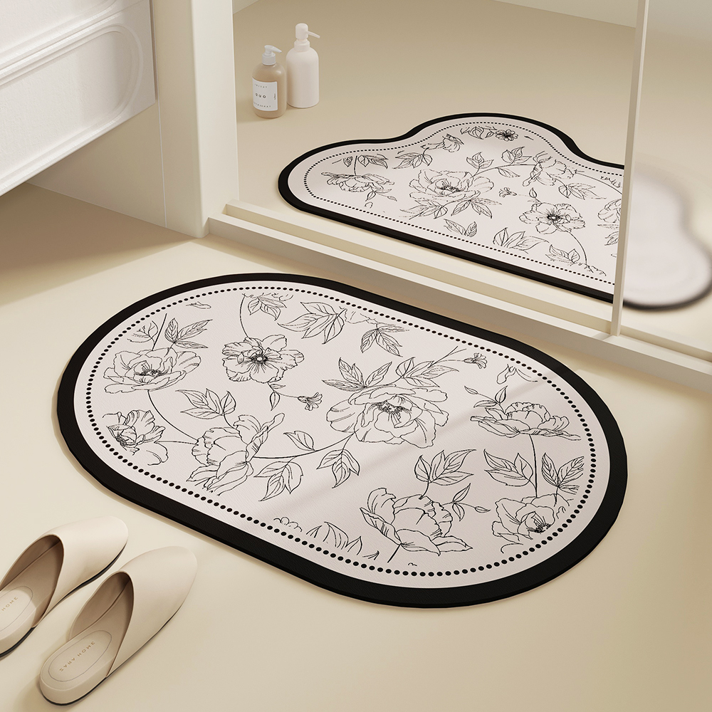 浴室地垫软硅藻泥吸水速干