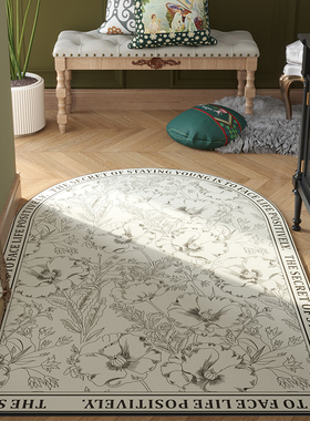 法式高级入户门地垫耐脏免洗pvc复古进门垫子脚垫皮革地毯可裁剪