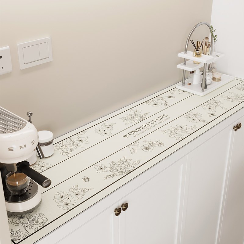 台面垫餐边柜简约小香风