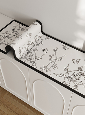 餐边柜桌垫鞋柜垫电视柜桌布床头柜防脏尘桌面保护台面盖布子玄关