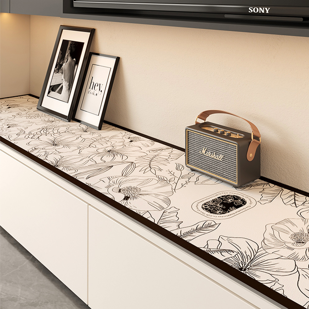 dmf轻奢现代电视柜垫桌面保护垫