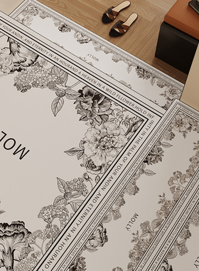 轻奢高级实木楼梯踏步垫皮革pvc可擦洗家用防滑楼梯垫可定制