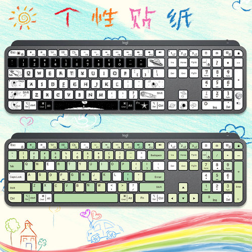 适用罗技MXKeysCraft键盘贴纸