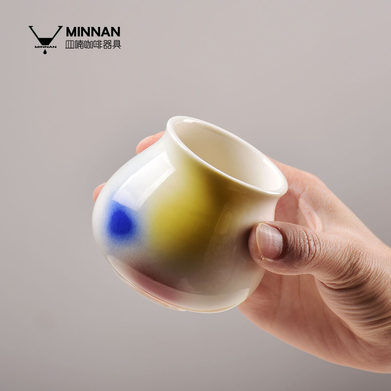 MINNAN手冲咖啡杯陶瓷品鉴杯意式风味浓缩感官闻香马卡龙色咖啡杯